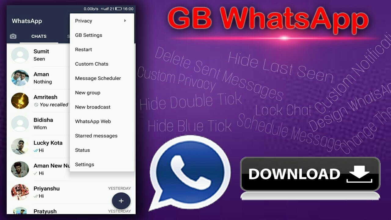gb whatsapp for pc download